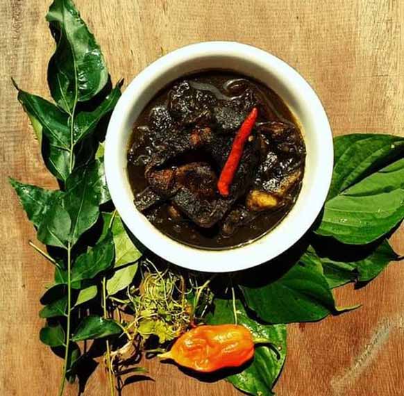 Bhedailota fish curry with black sesame | Assam Tribal Food and Culture