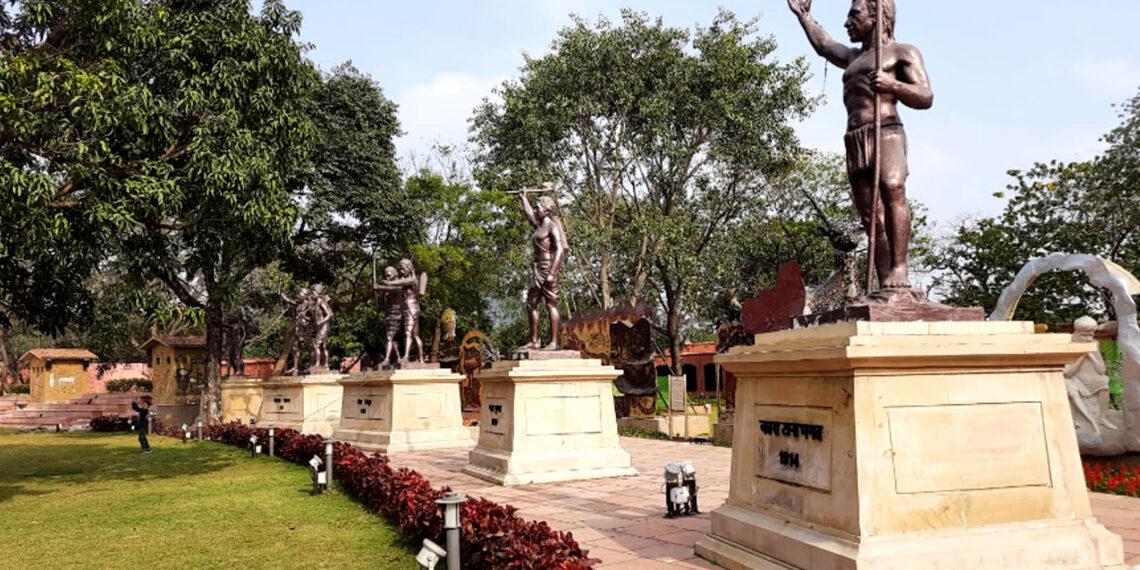 The Indian Tribal News, Freedom Statues of Jharkhand’s tribal freedom fighters on display at Birsa Munda Museum and Memorial Park