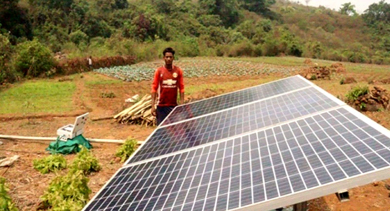 Farm Powered  Solar Energy