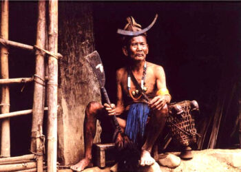 Wancho Tribesman of Arunachal Pradesh