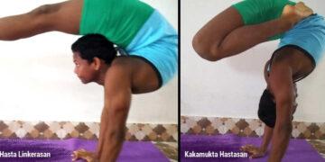 The Indian Tribal | Tribal Yoga Teacher - Ashish Kallo - Natarajasana, Bakasana, Marud Asana, Bibhokti Paschim Motasana and Chakra Bandhasana