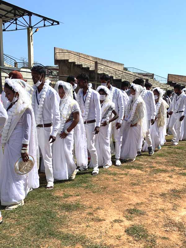 Hundreds of marriages have been formalised across Khunti, Simdega and Gumla districts