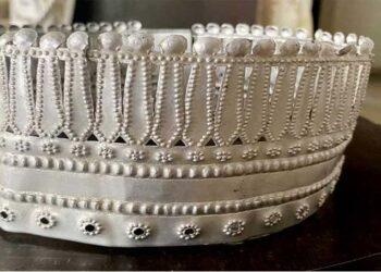The Indian Tribal | Meghalaya Jewellery, silver head gear