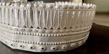 The Indian Tribal | Meghalaya Jewellery, silver head gear