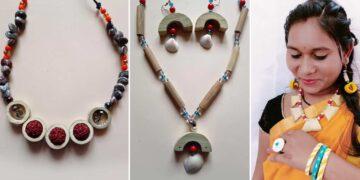 The Indian Tribal | Bamboo jewellery, which is very popular in urban areas.
