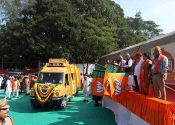 The Indian Tribal | Union Home Minister Amit Shah flagging off the Bhagwan Birsa Munda Adivasi Gaurav Yatra