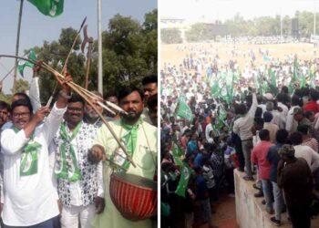 The Indian Tribal Report | JMM Workers Protesting ED Summons To Chief Minister Hemant Soren In Ranchi