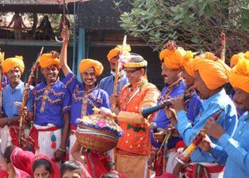 Madhya Pradesh Chief Minister Shivraj Singh Chouhan Participating In Janjatiya Samagam