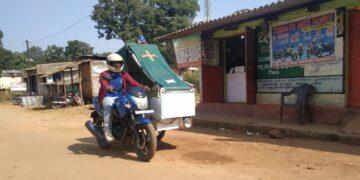 A Bike Ambulance On Duty