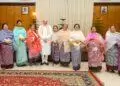 Home Minister Held A Meeting With A Group Of Women Leaders (Meira Paibi) Over Breakfast