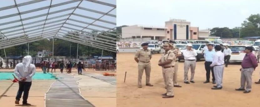 security beefed up in view of upcoming visit of the President