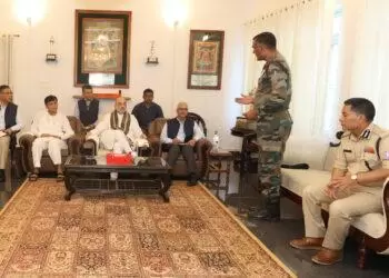 The Home Minister Took Stock Of The Security Situation With Senior Officials