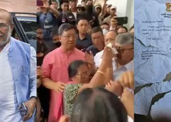 CM Biren Singh, Women Supporters Tearing A Copy Of His Resignation Letter & The Torn Letter I The Indian Tribal