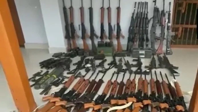 Manipur Violence : more than 140 weapons were surrendered on Friday (June 2) even as curfew was lifted from five districts.