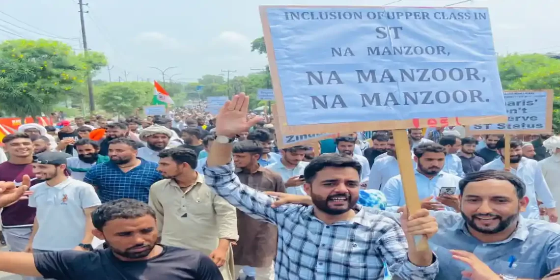 A Gujjars-Bakerwals Protest