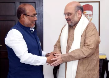 Manipur CM Met Home Minister