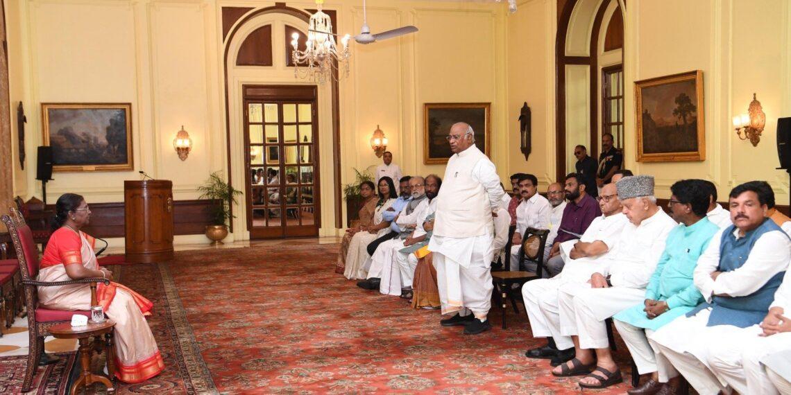 Opposition leaders meet President