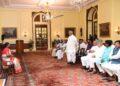 Opposition leaders meet President