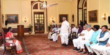 Opposition leaders meet President