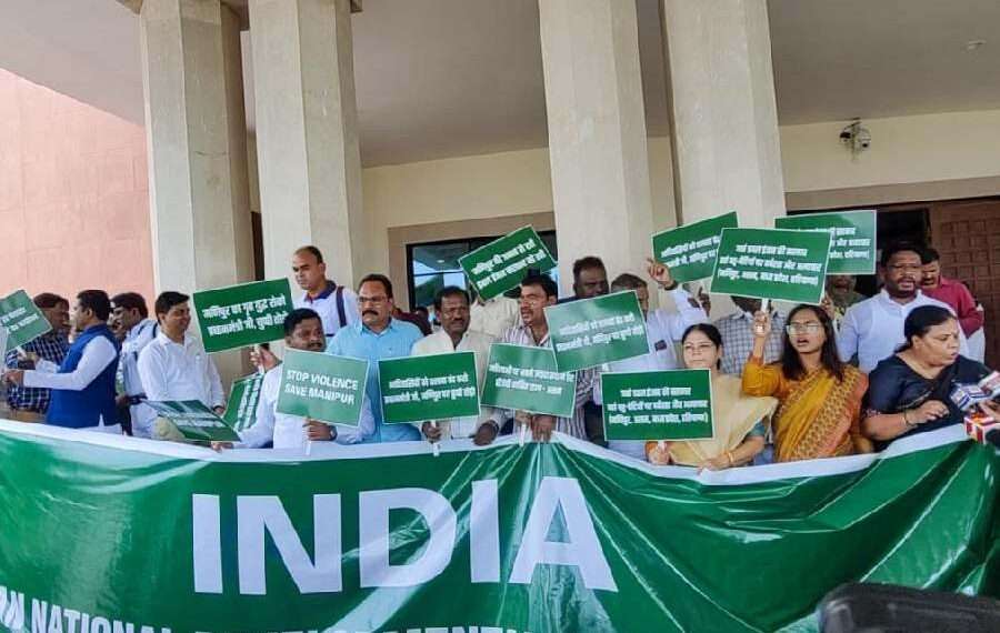 Manipur Protest In Jharkhand