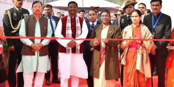 President Droupadi Murmu Inaugurating Aadi Mahotsav 2024. Tribal Affairs Minister Arjun Munda & MoS Bharti Pawar Were Also Present