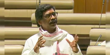 Former Jharkhand CM Hemant Soren Arrives in ED custody for floor test | The Indian tribal